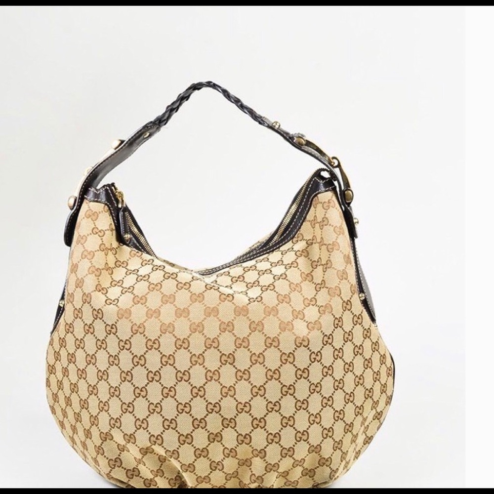 GUCCI GG MEDIUM PELHAM HOBO HANDBAG - Picture 1 of 7